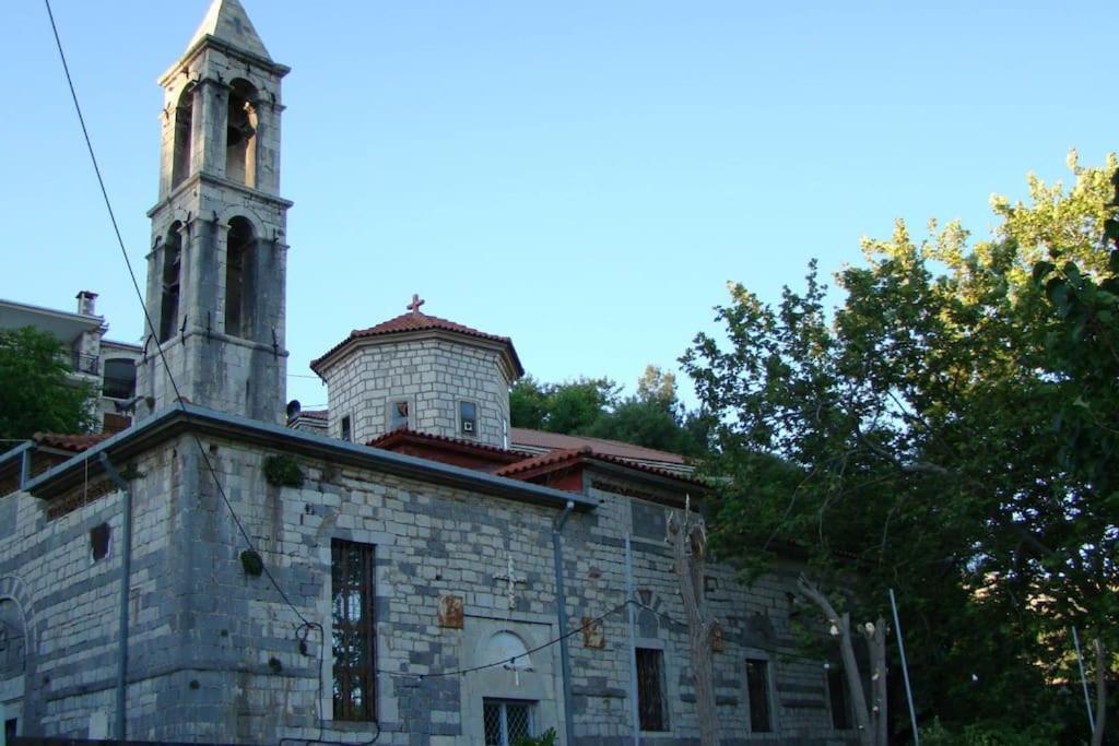 Stonehouse Dome Lagadia Villa Langadia Buitenkant foto